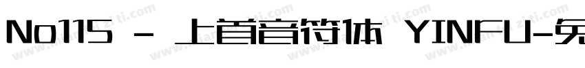 No115 - 上首音符体 YINFU字体转换